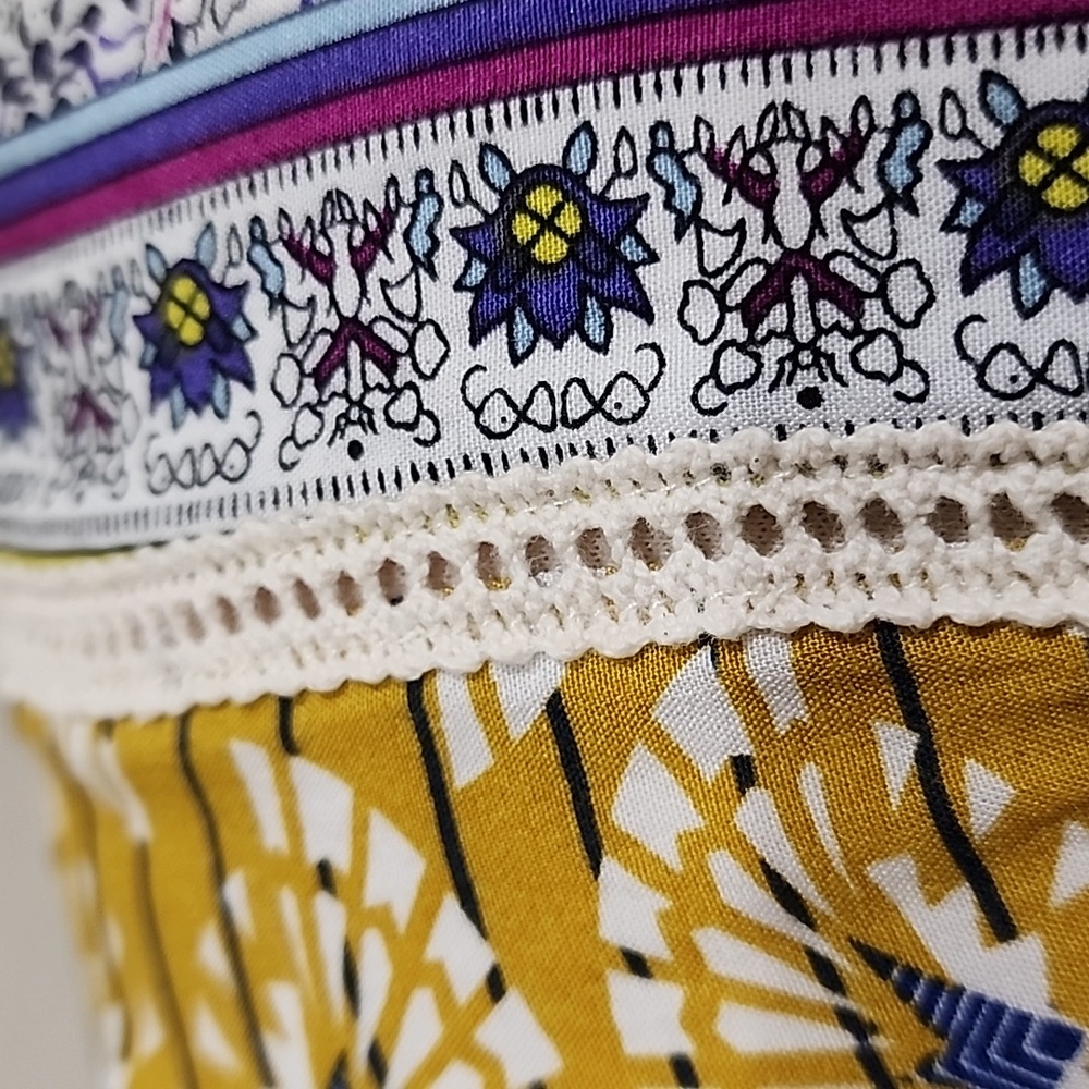 Sundance Terraza Dress Tunic Mixed Print Floral Geometric Boho size Small - Picture 4 of 11